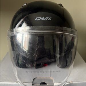 Black Motorcycle Helmet